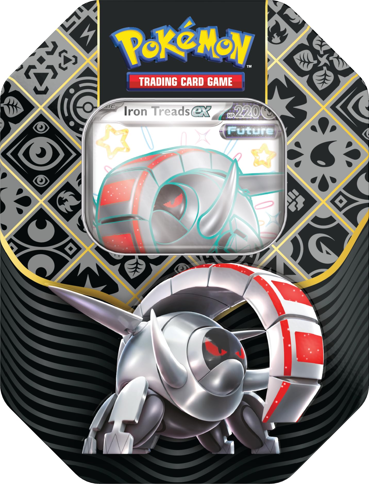Paldean Fates International Tin [Iron Treads ex] – Pulls & Pours