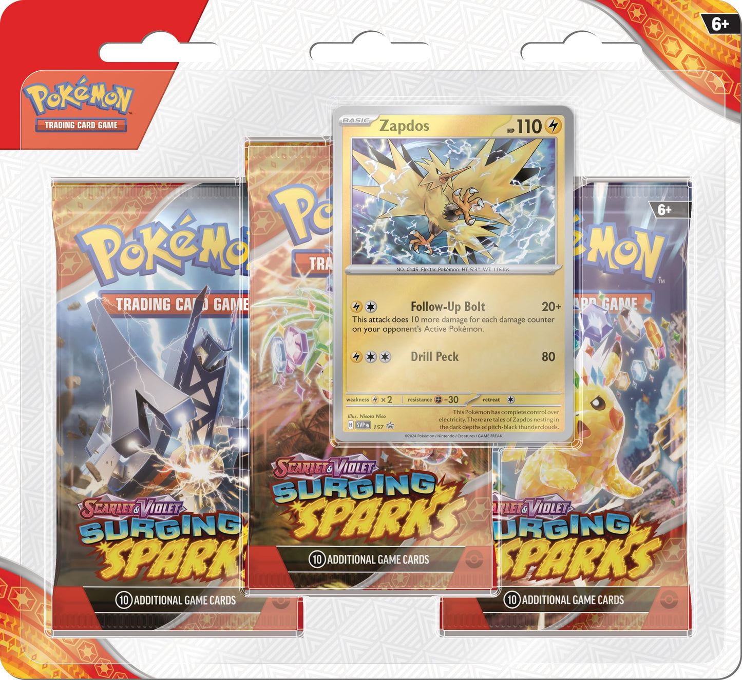 Surging Sparks 3 Pack Blisters