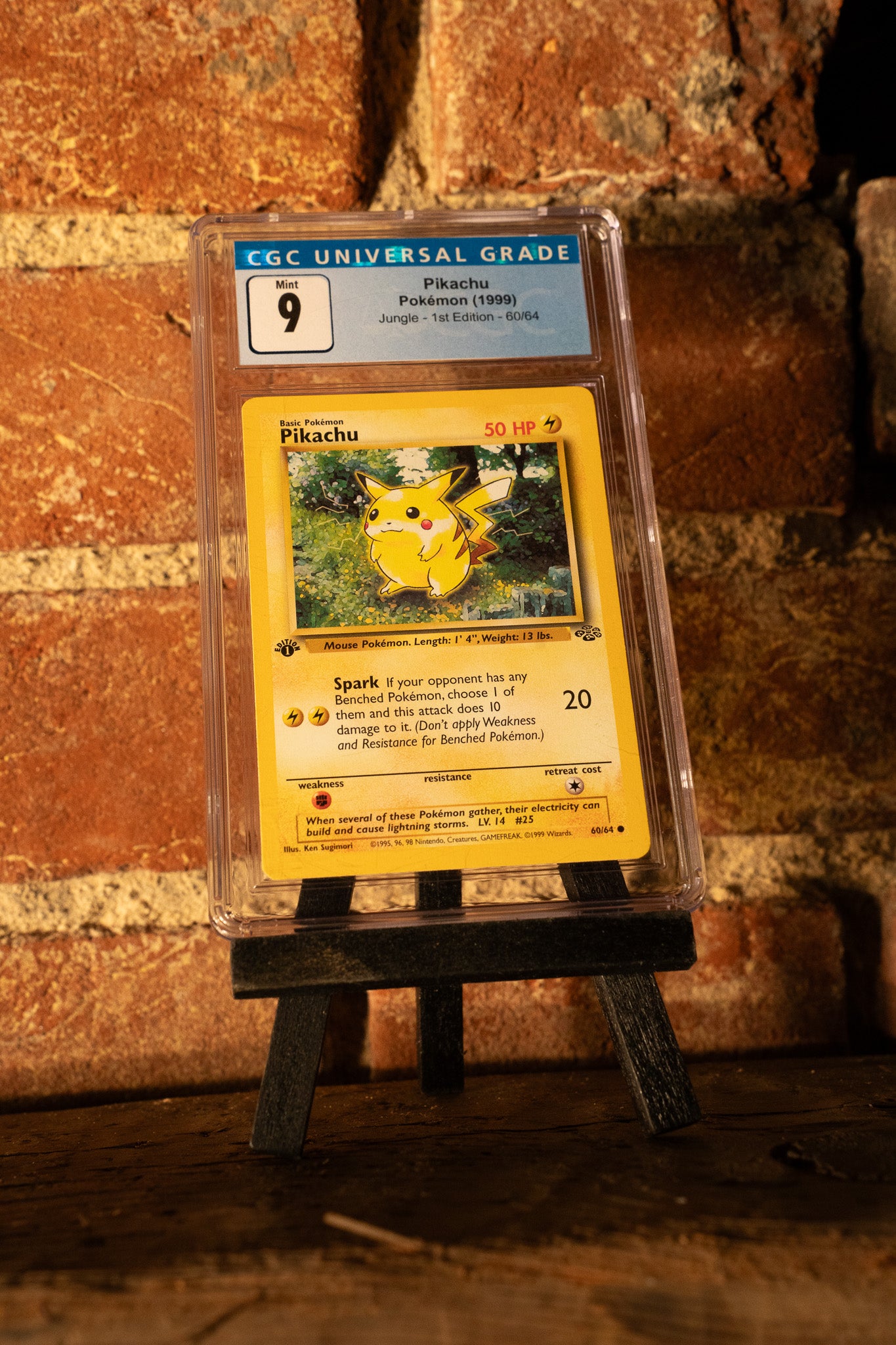 Pikachu - Jungle 1st Edition - CGC 9