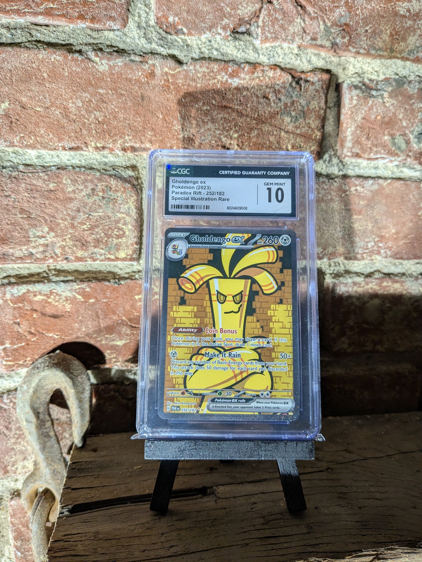 CGC 10 Gholdengo ex - 252/182 - SV04: Paradox Rift (PAR)