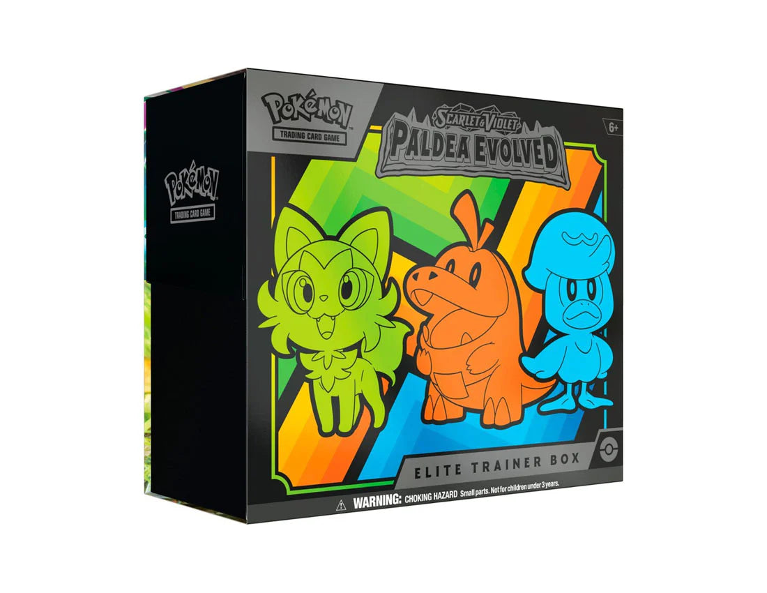 Paldea Evolved Elite Trainer Box – Pulls & Pours Paldea Evolved Elite Trainer Box – Pulls & Pours