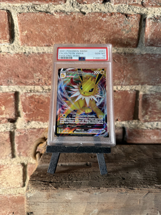 Jolteon VMAX - SWSH07: Evolving Skies - PSA 10