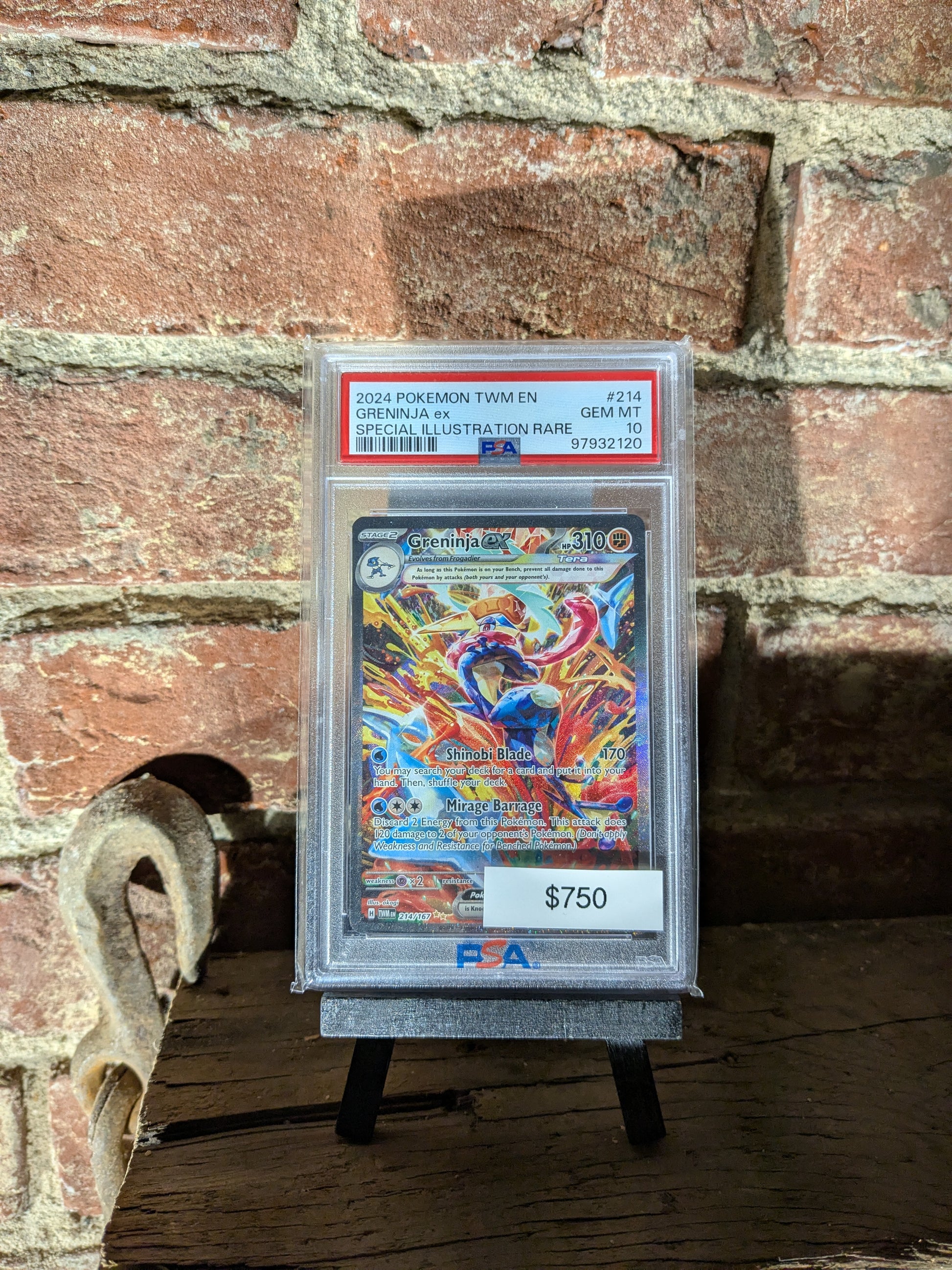 PSA 10 Greninja ex - 214/167 - SV06: Twilight Masquerade (TWM) Pulls & Pours PSA 10 Greninja ex - 214/167 - SV06: Twilight Masquerade (TWM) Pulls & Pours