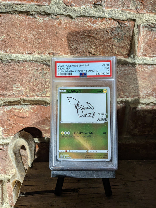 PSA 7 Pikachu - 208/S-P (Yu Nagaba) - Miscellaneous Cards & Products (MCAP)